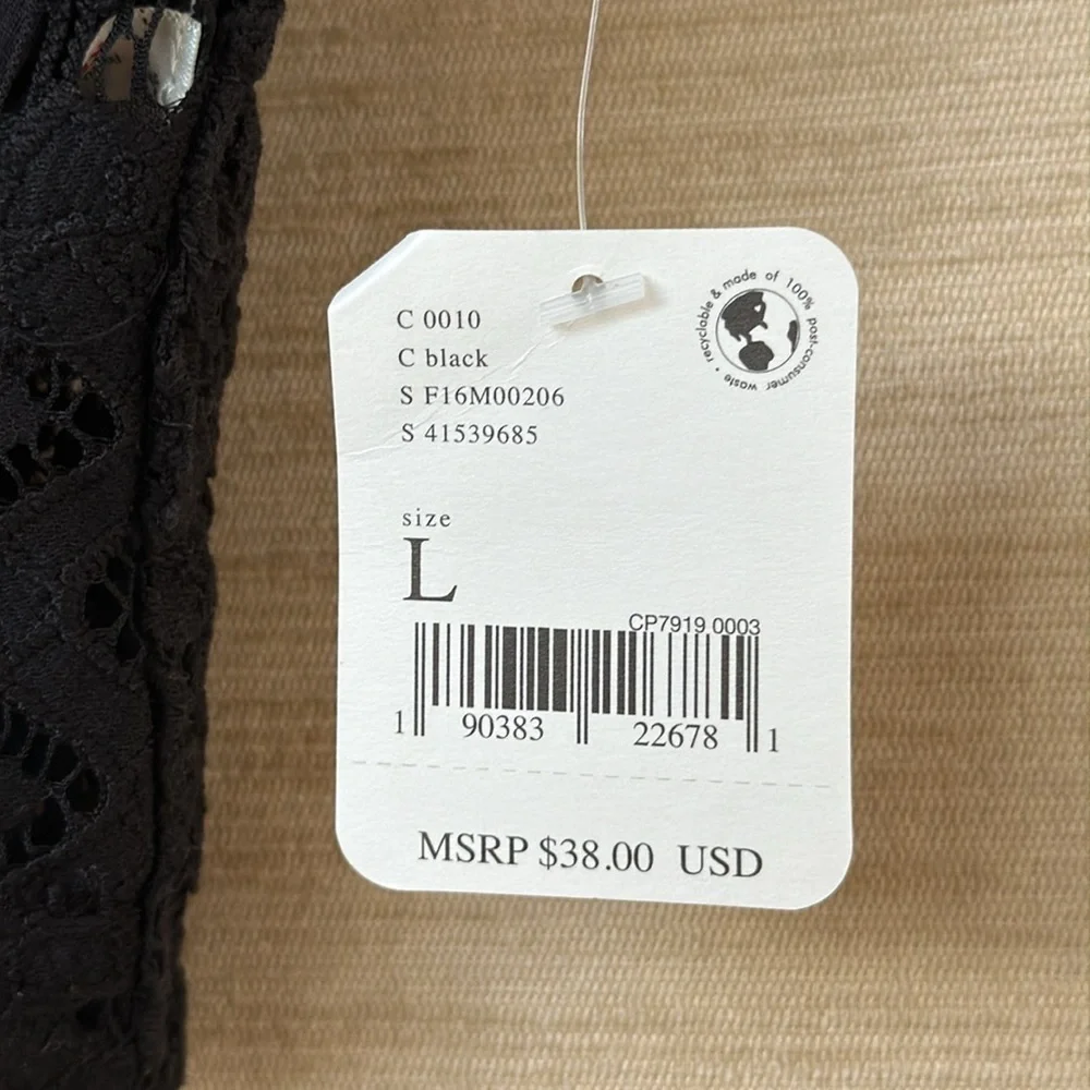 Free People Lace Strappy Bralette BNWT L - Picture 5 of 5